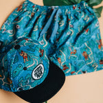 Treasure Map Snapback - Teal Steal cap for babies and kids, product view 5