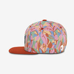 Tropic Rush Snapback - Burnt Sienna cap for babies and kids, product view 3