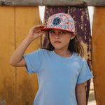 Tropic Rush Snapback - Burnt Sienna cap for babies and kids, product view 5