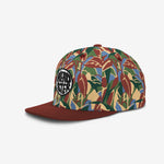 Tropic Rush Snapback - Merlot cap for babies and kids by Headster Kids