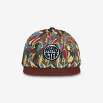 Tropic Rush Snapback - Merlot cap for babies and kids, product view 2