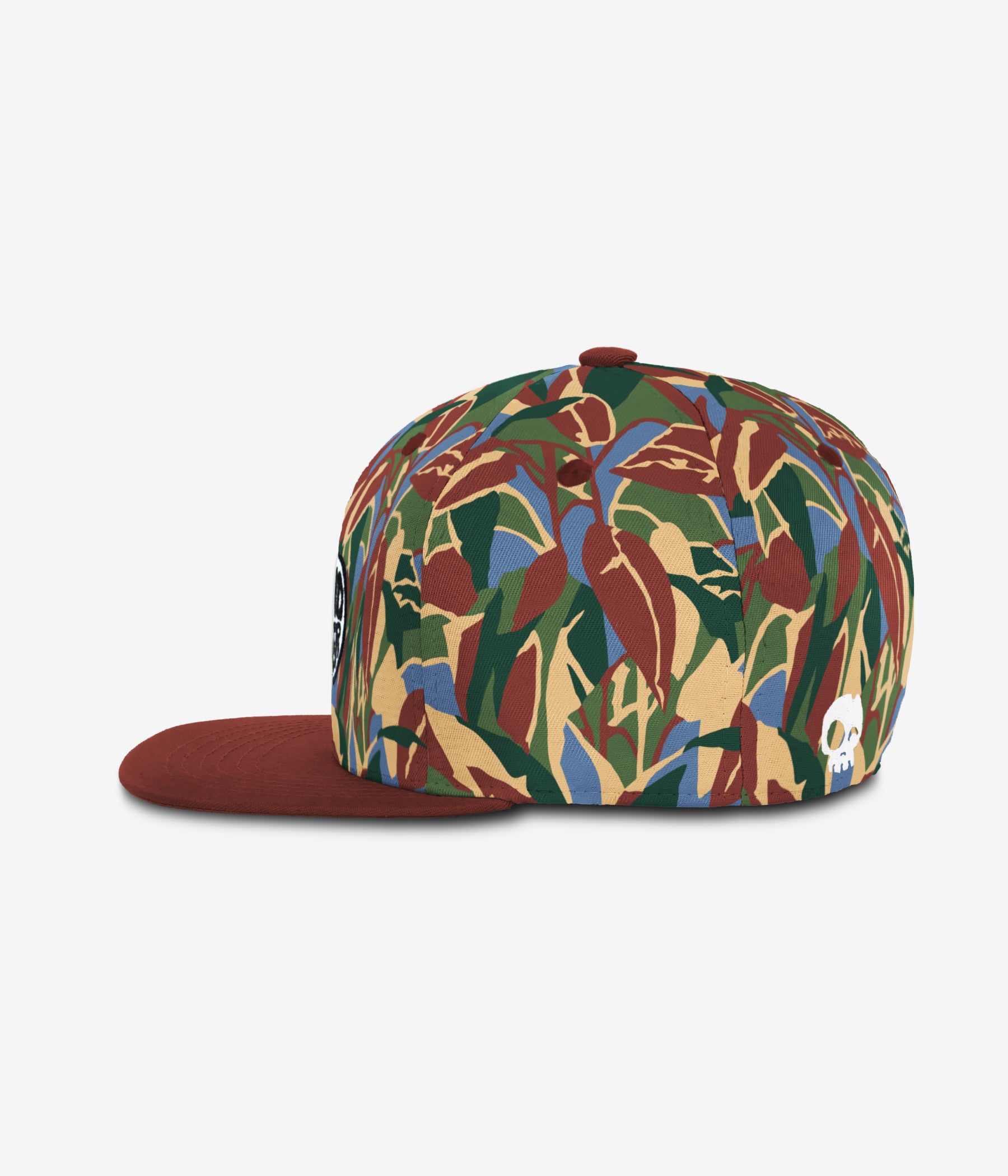 Tropic Rush Snapback - Merlot cap for babies and kids, product view 3