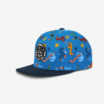 Twisted Crayons Snapback - Crisp Blue cap for babies and kids by Headster Kids