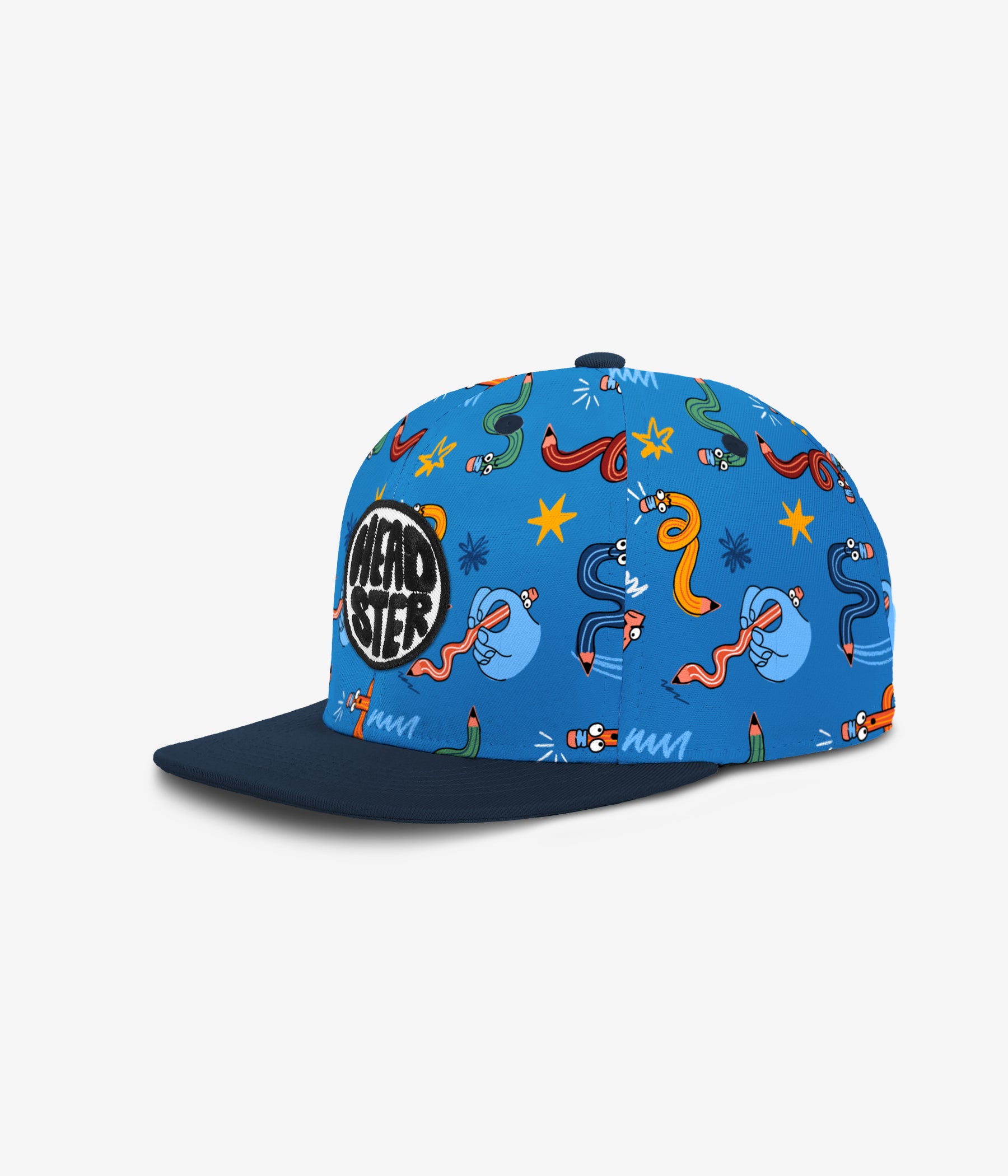 Twisted Crayons Snapback - Crisp Blue cap for babies and kids by Headster Kids