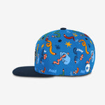 Twisted Crayons Snapback - Crisp Blue cap for babies and kids, product view 3
