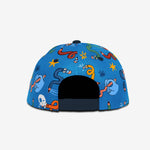 Twisted Crayons Snapback - Crisp Blue cap for babies and kids, product view 4