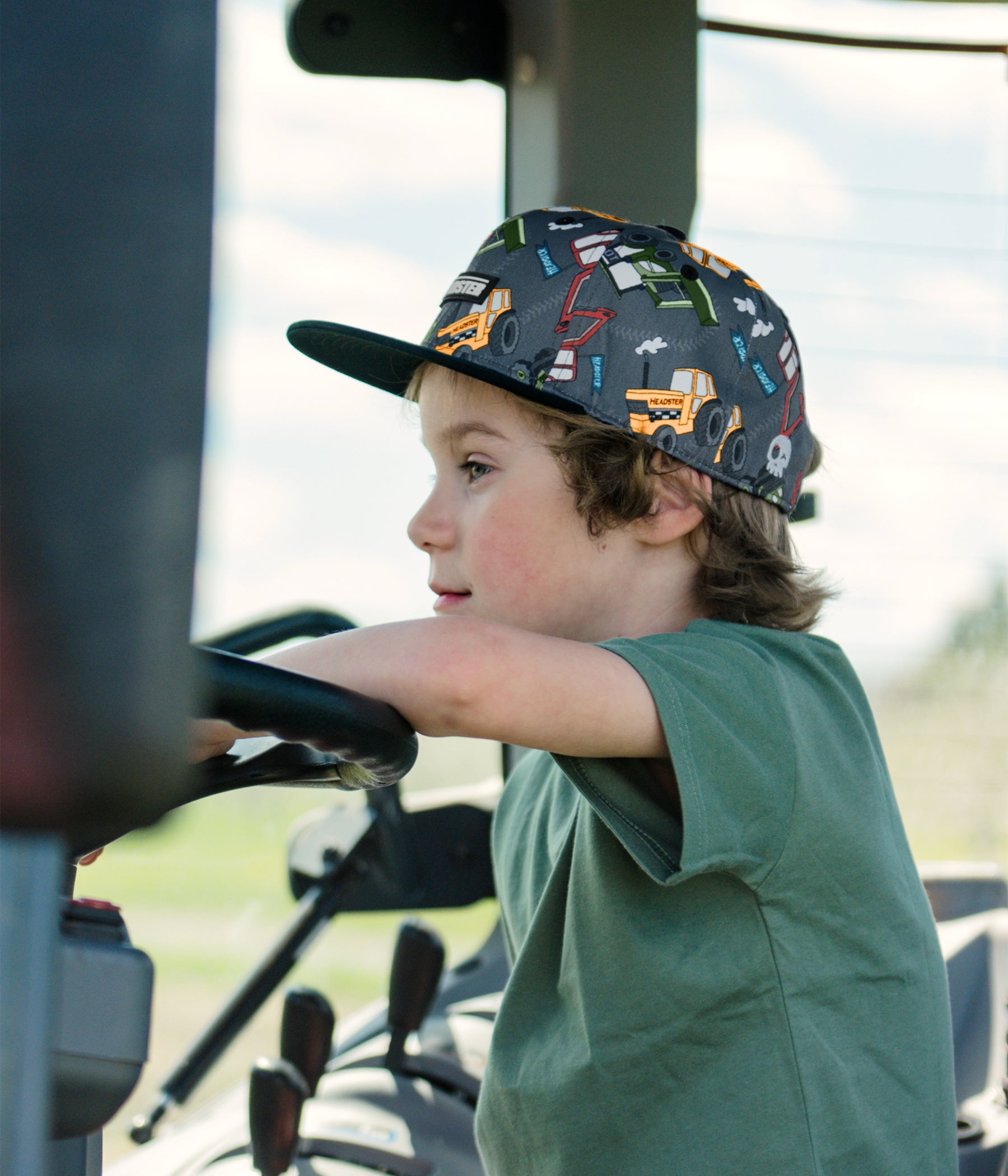 Under Construction Snapback cap for babies and kids, product view 6