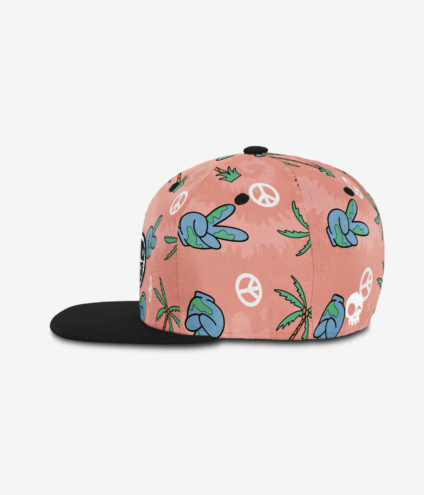 World Peace Snapback cap for babies and kids, product view 3