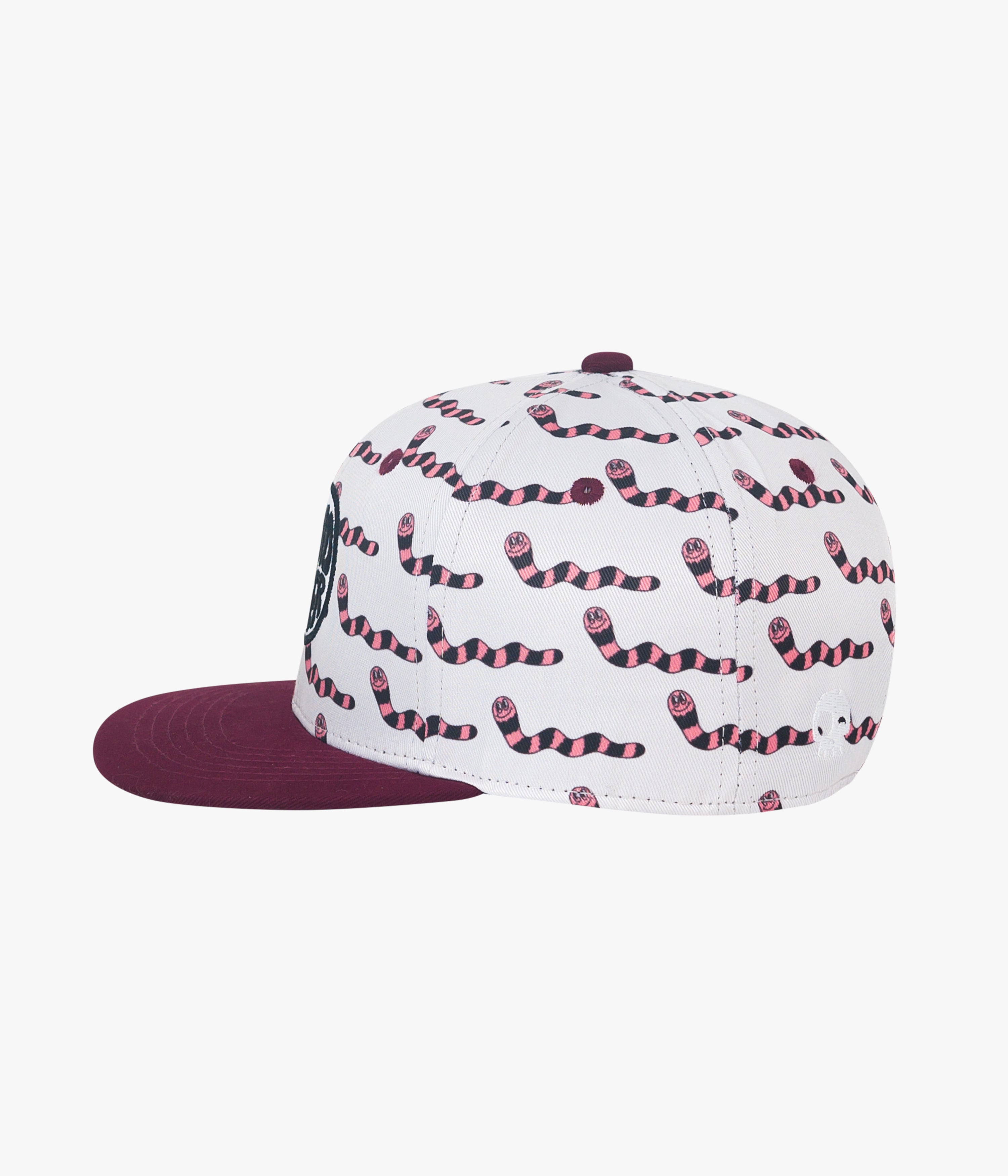 Worms Snapback cap for babies and kids, product view 3