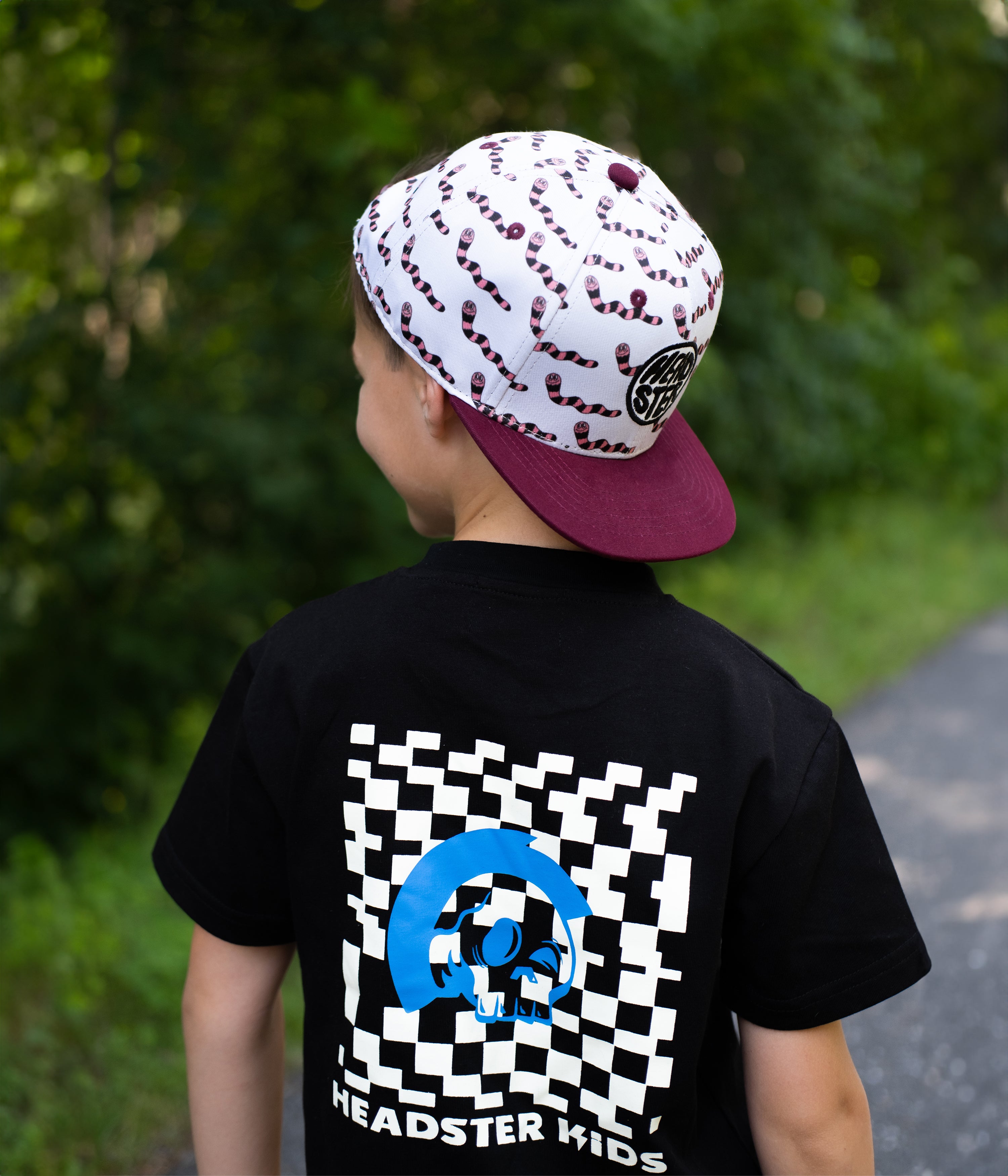 Worms Snapback cap for babies and kids, product view 5