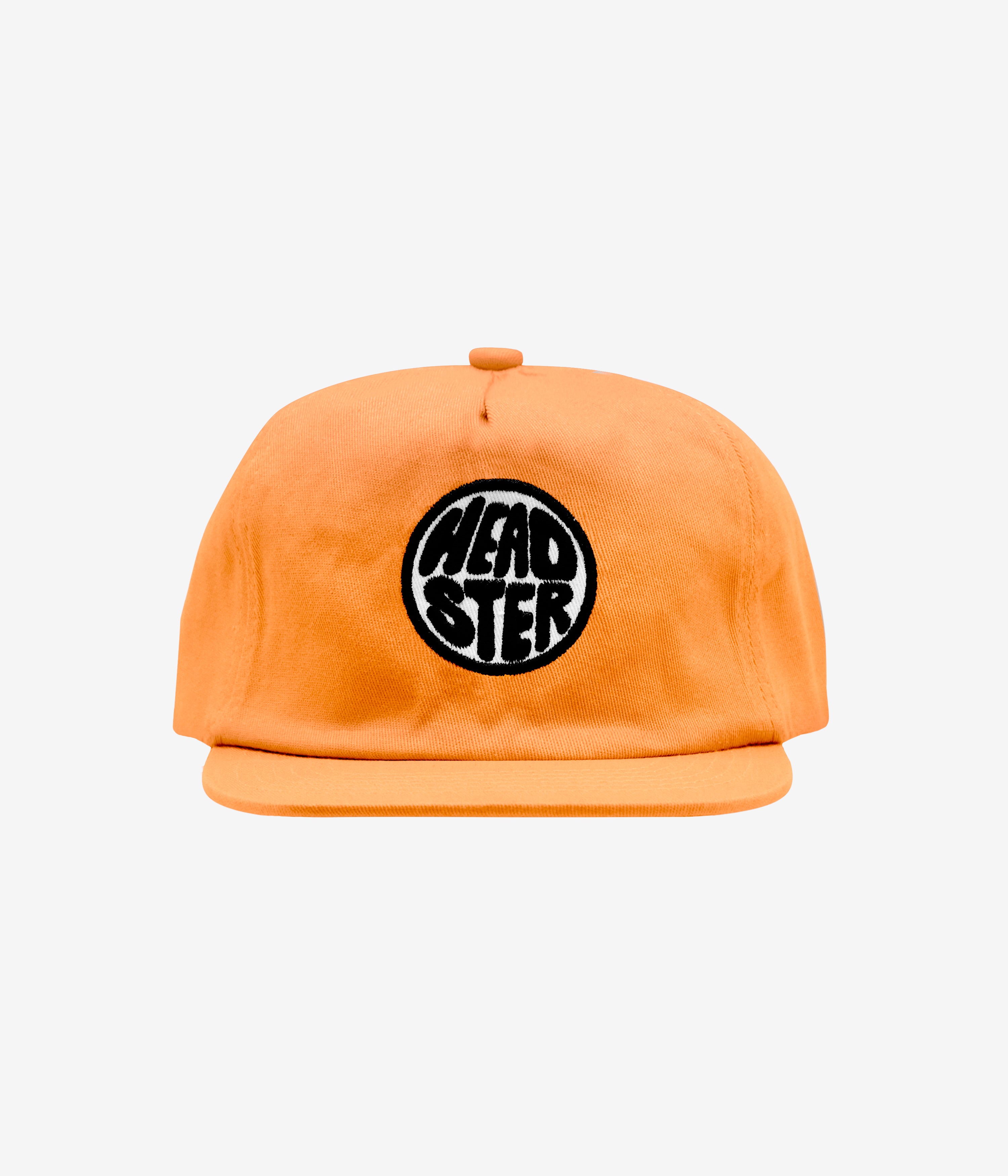 Cadmium Orange Unstructured Snapback for kids