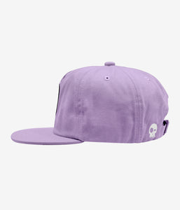 Purple lilac Unstructured Snapback for kids