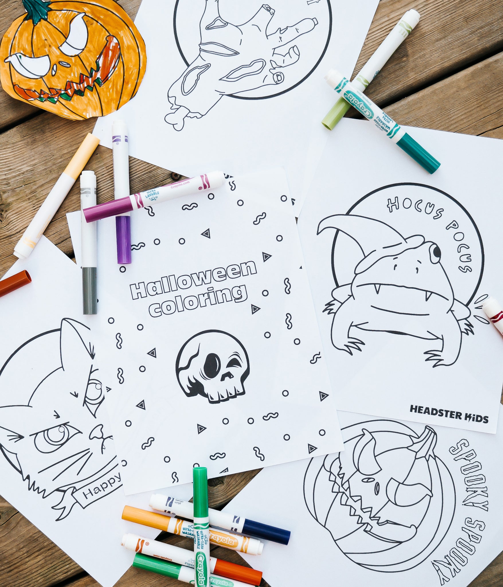 Halloween Cute Pumpkin Pencil Color Kids Drawing Ai Generated Stock  Illustration - Illustration of produce, cartoon: 285806041