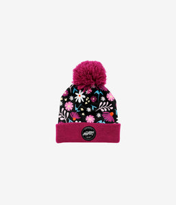 Jersey Toque - Flower child fuchsia