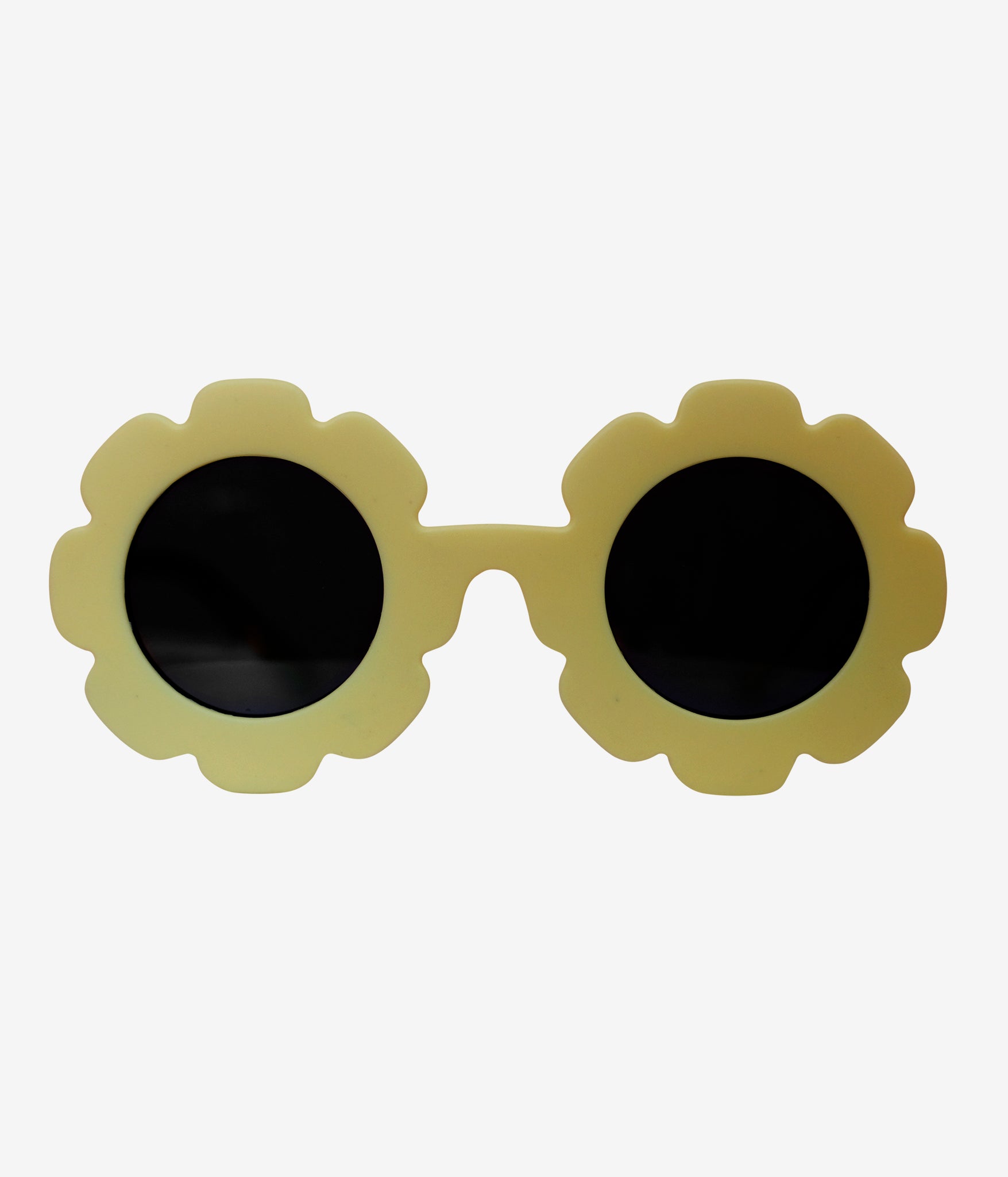 Flower sunglasses - yellow
