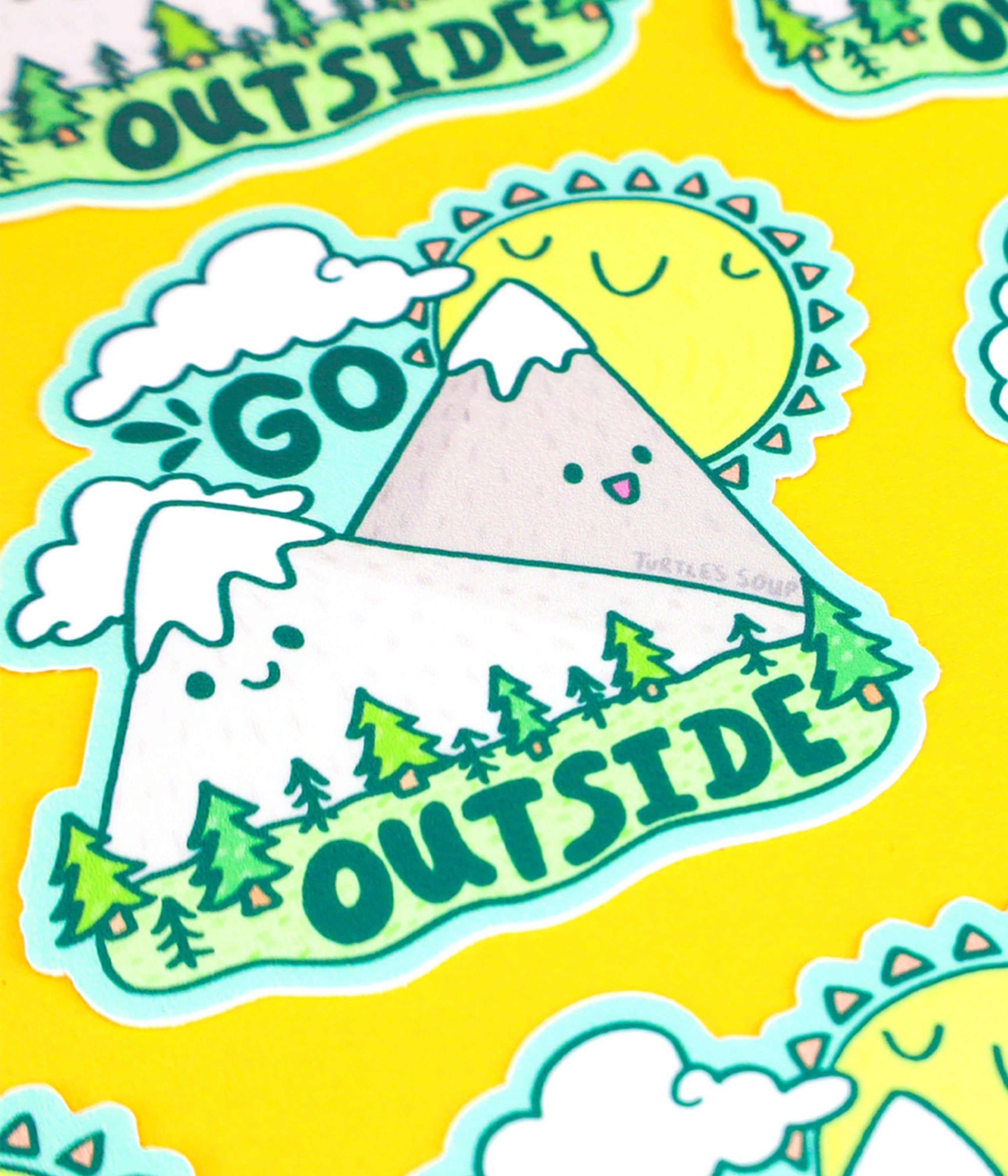 Go Outside Sticker – HEADSTER KIDS