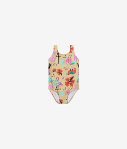 Stay Wild one piece swimsuit Tender Yellow