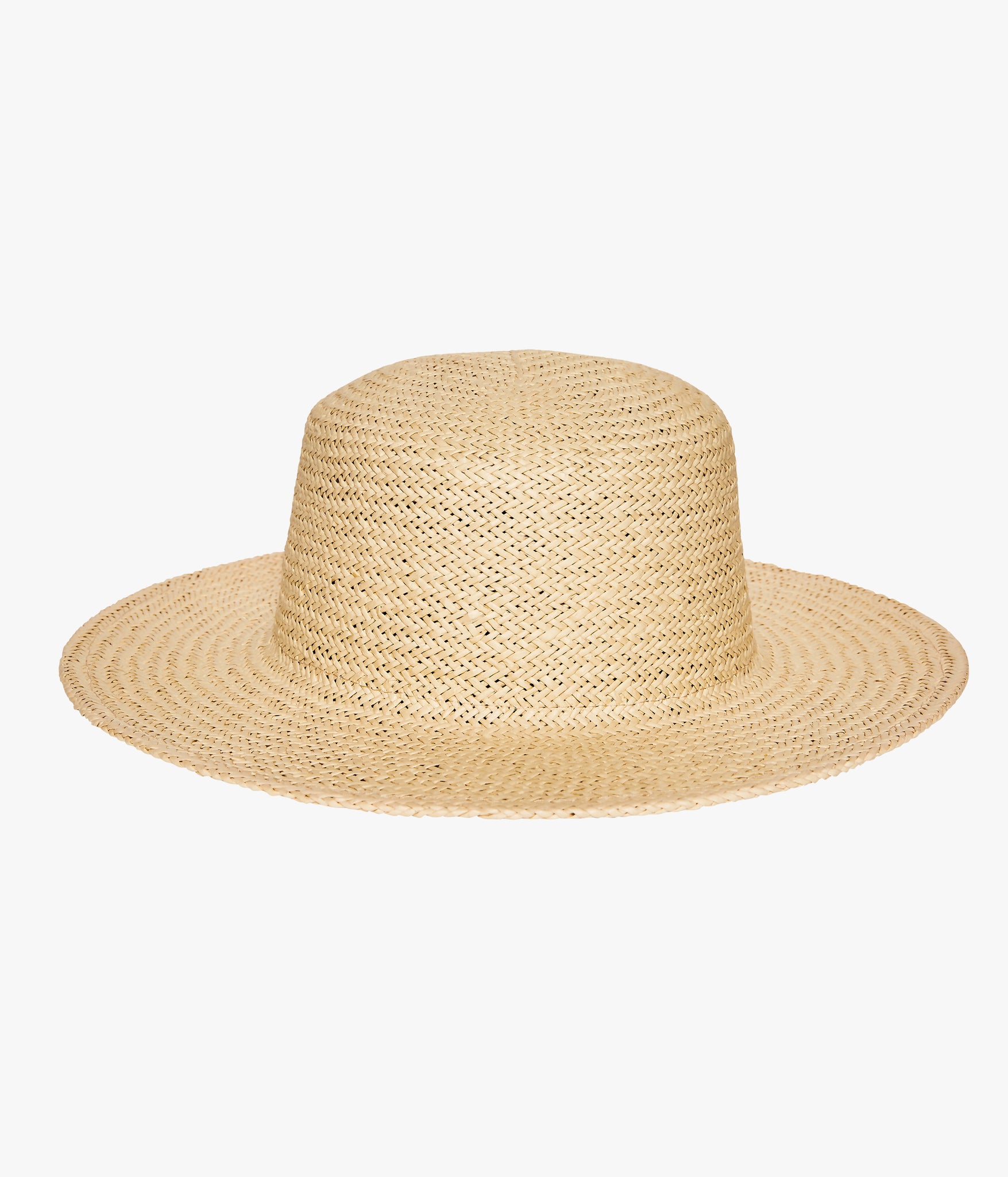 Take cover straw hat beige