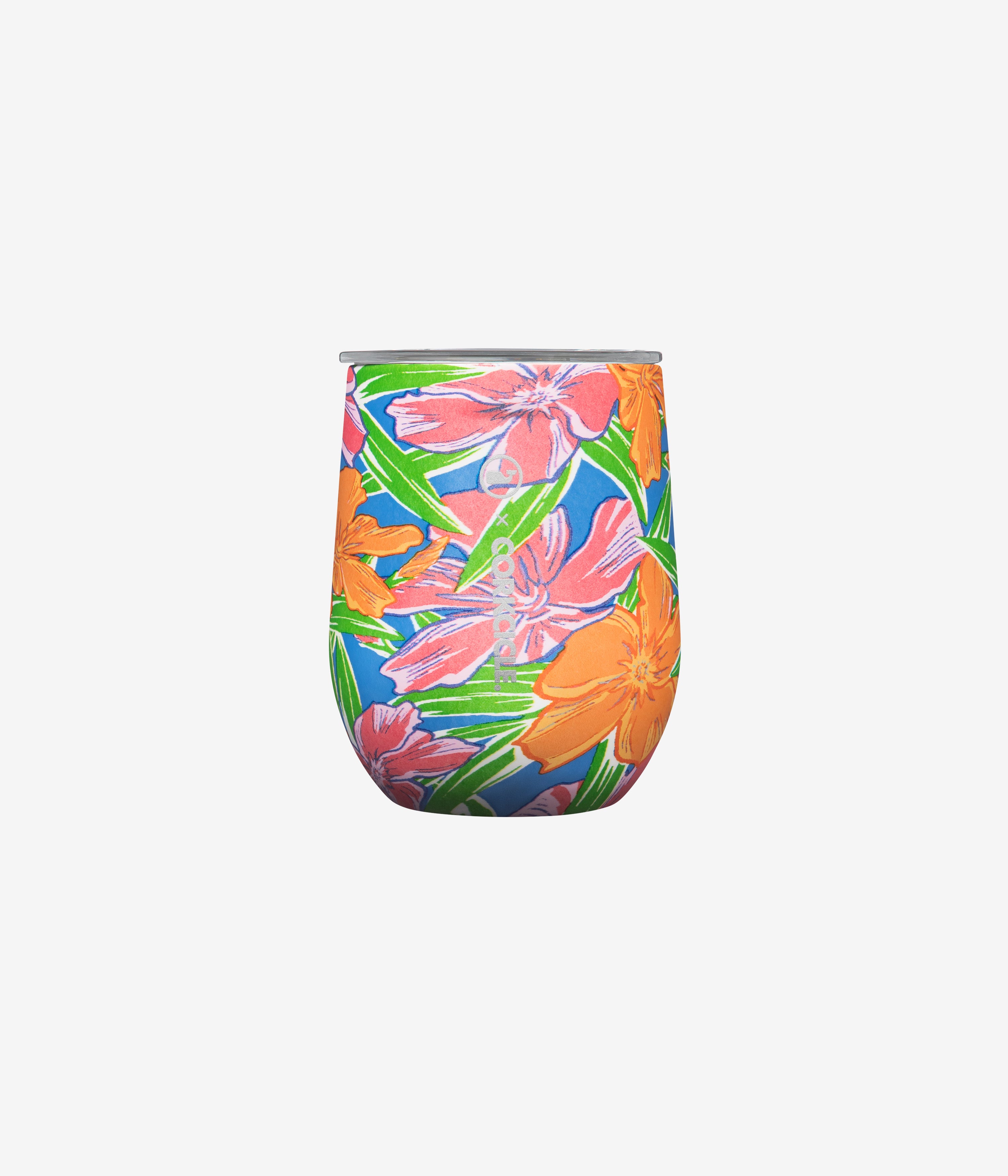 Stemless - 12oz Vineyard Vines Oleander