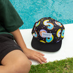 Duh Donut Black cap for babies and kids, product view 5