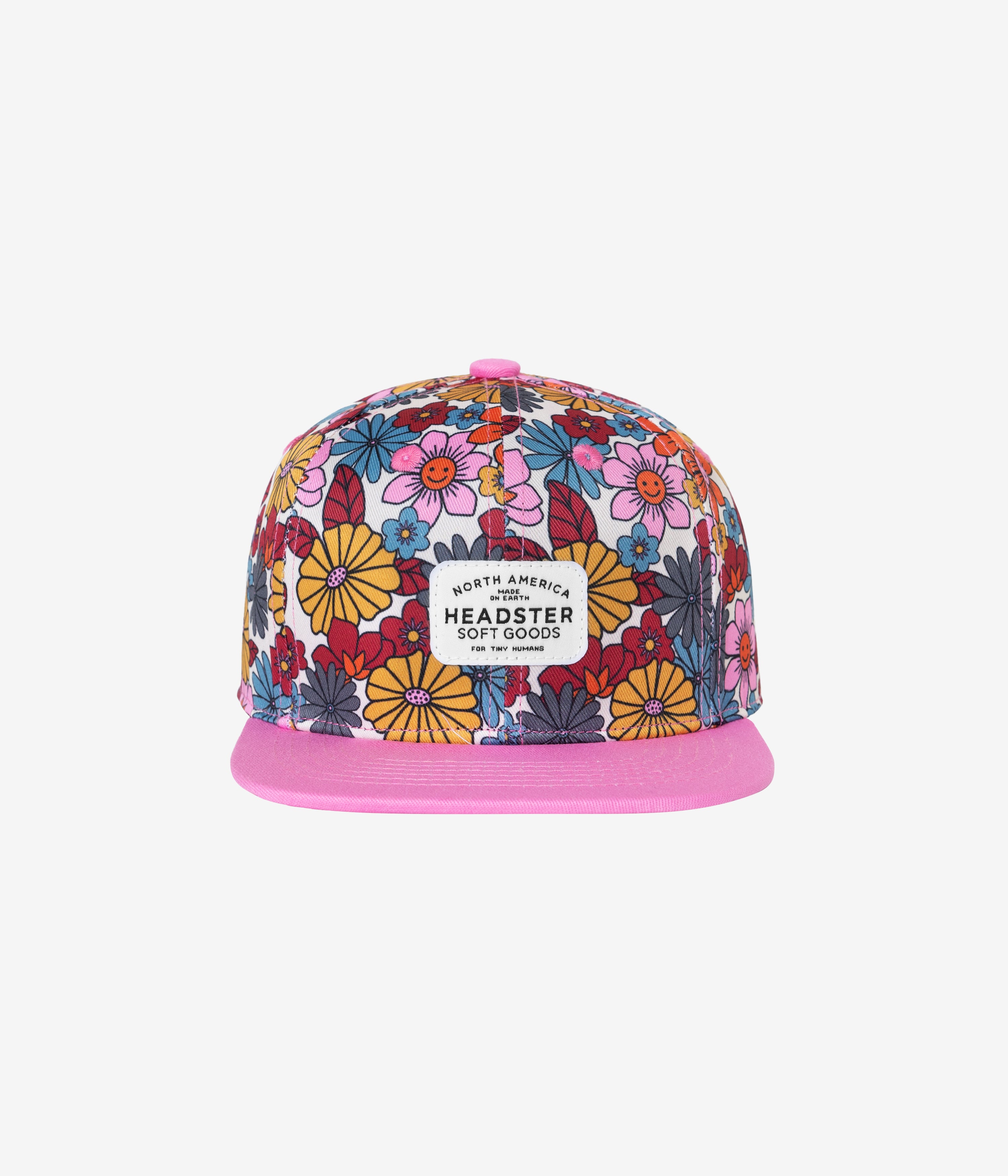 Sally Be Gone Snapback - pink cap for babies and kids, product view 3